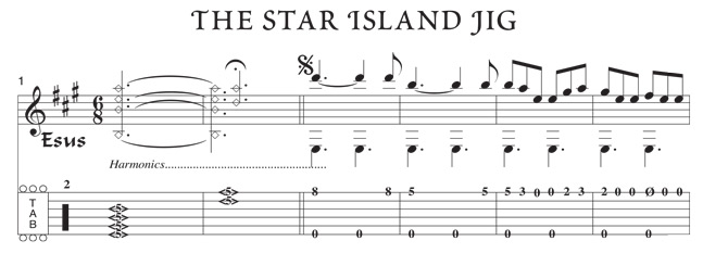 star island jig TAB