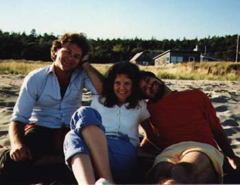 Trio on Beach 1986
